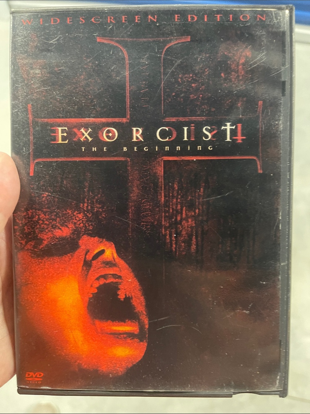 Warner Bros. Exorcist: The Beginning DVD — Black & Red